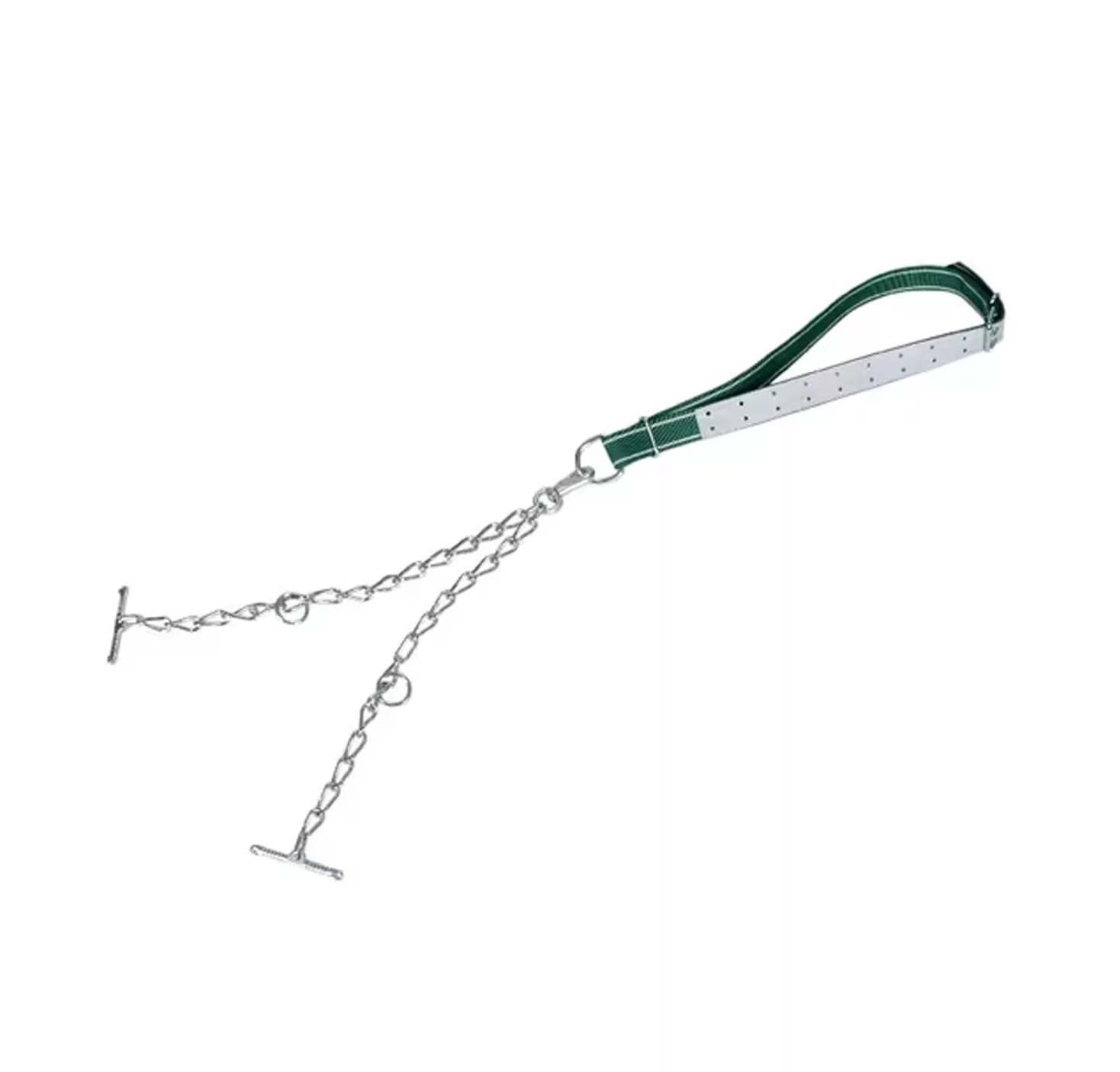 Sujeción con juego de cadenas para novillos