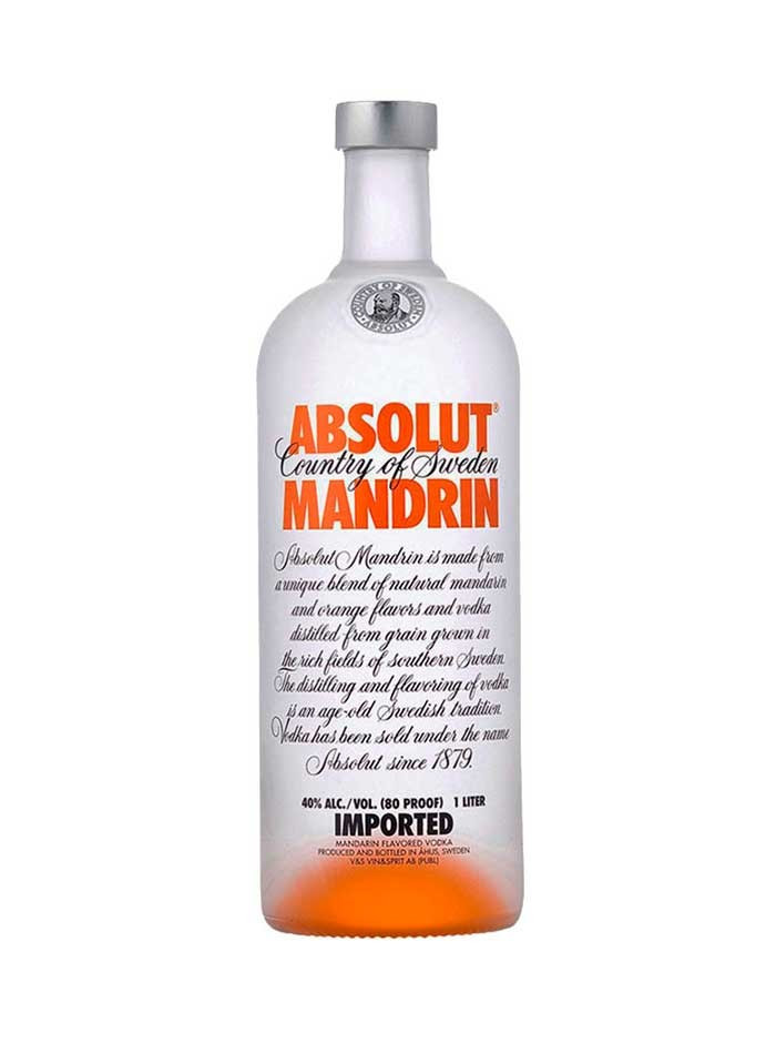 Vodka Absolut Mandrin 1L