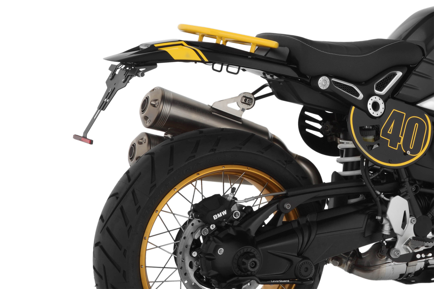 Modificación de colín ENDURO de Wunderlich con luz trasera