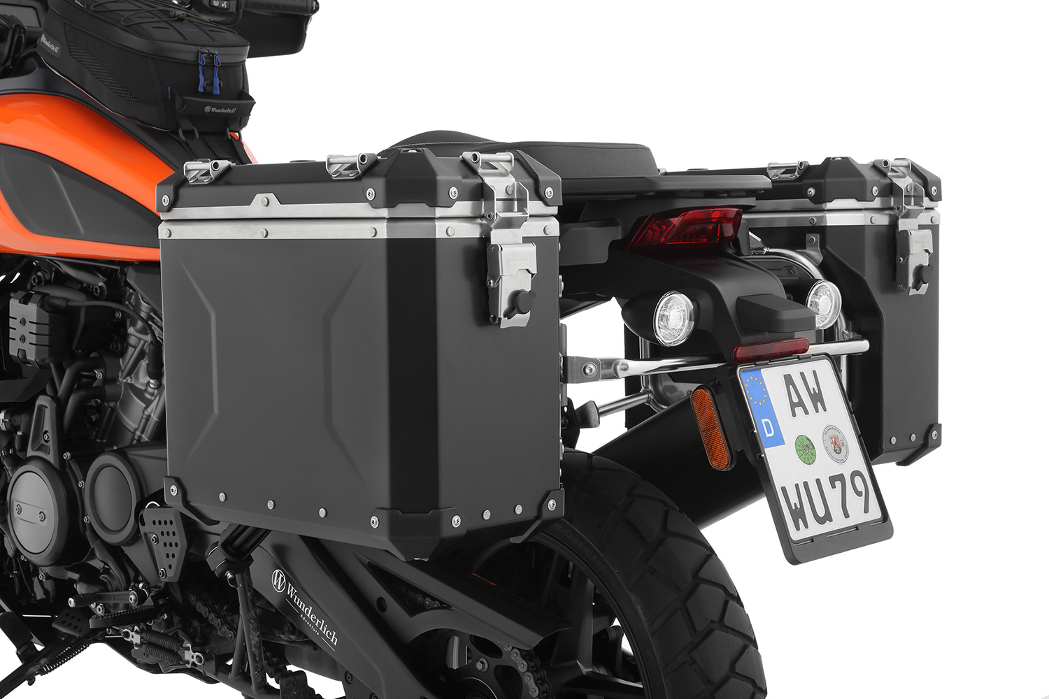 Set de maletas Wunderlich EXTREME – slimline – sin cilindros de cierre para Harley Davidson Pan America 1250