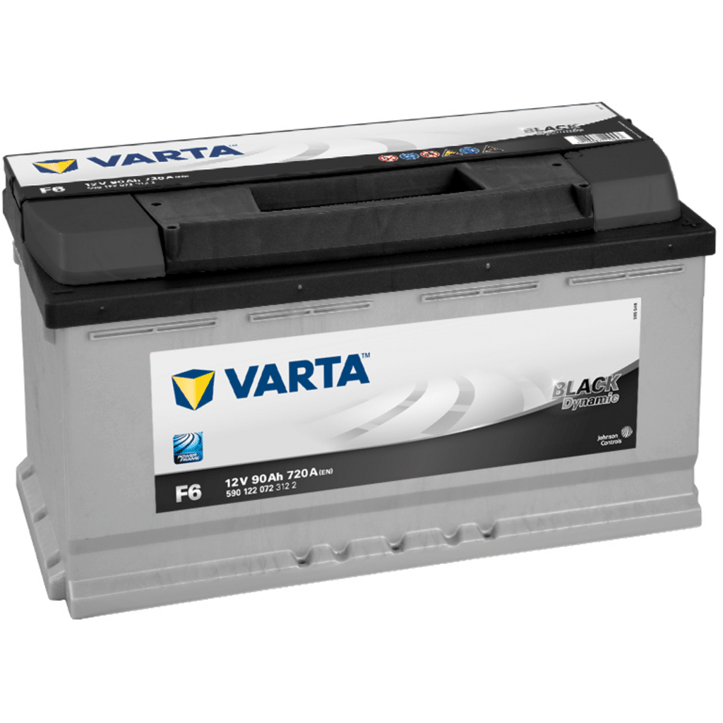 Batería Varta Black Dynamic F6. 90 Ah – 720A(EN) 12V. 353x175x190mm