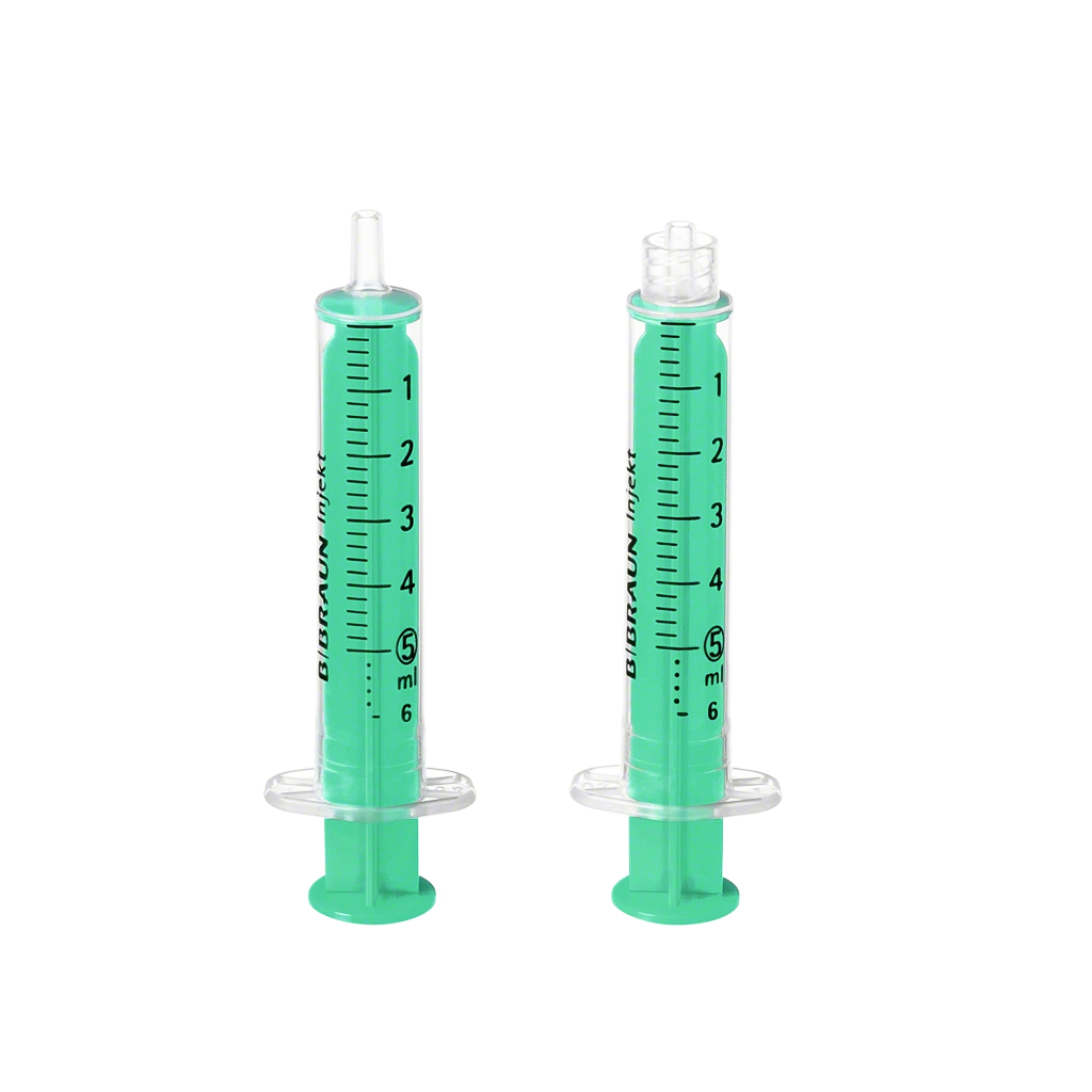 Jeringa de dos cuerpos desechable de 5 ml