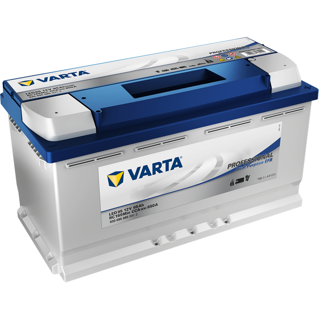 Batería Varta Dual Purpose Efb EFB. LED95. 90 Ah – 800A(EN) 12V. 353x175x190mm