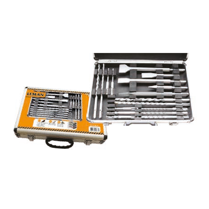 Maletín 17 piezas brocas y buriles SDS + hormigón
