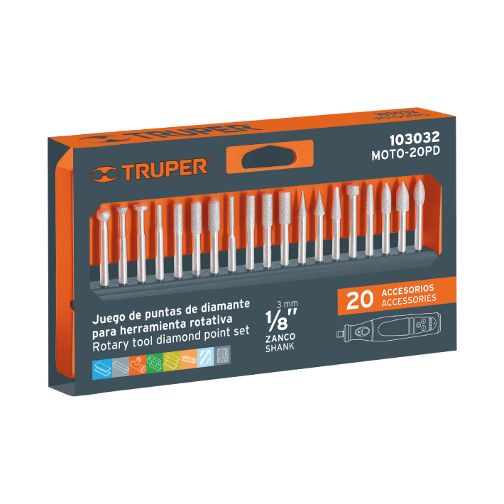 Kit puntas dremel 20 piezas