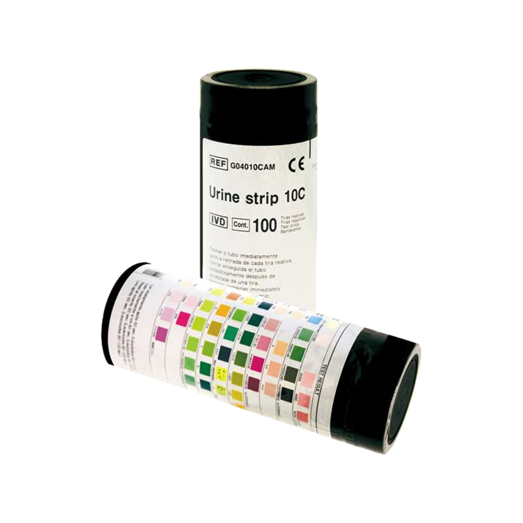 Tiras reactivas de orina urine strip 10 c bote de 100 uds
