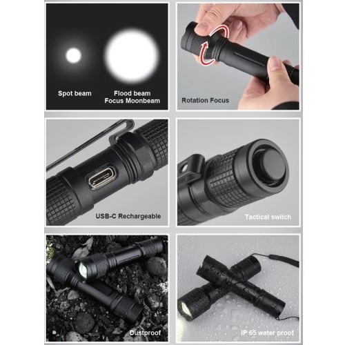 Linterna Led Recargable MWLR250 - Imagen 3