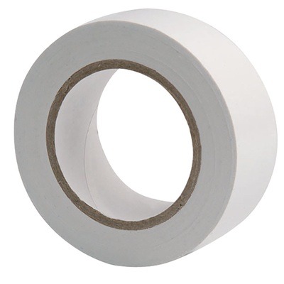 Cinta Aislante PVC Blanca de 19mmx20m.