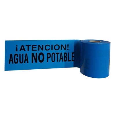 Cinta Agua No Potable Señalización Subterránea