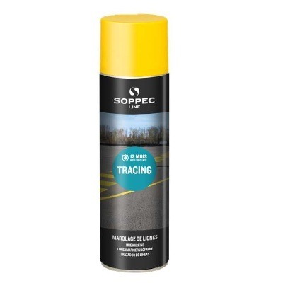 Spray Trazador Líneas Amarillo.