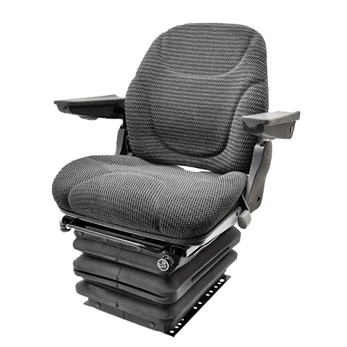 Asiento, con suspensión neumática (Revestimiento de tela, negro)
