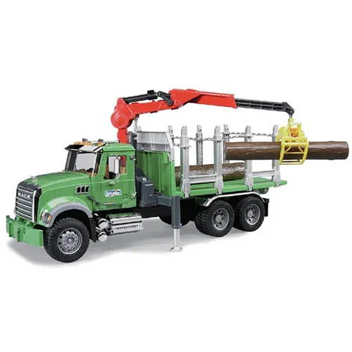 Bruder Camión transportador de madera MACK Granite