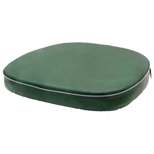 Cojín para asiento de tractor en color verde. 