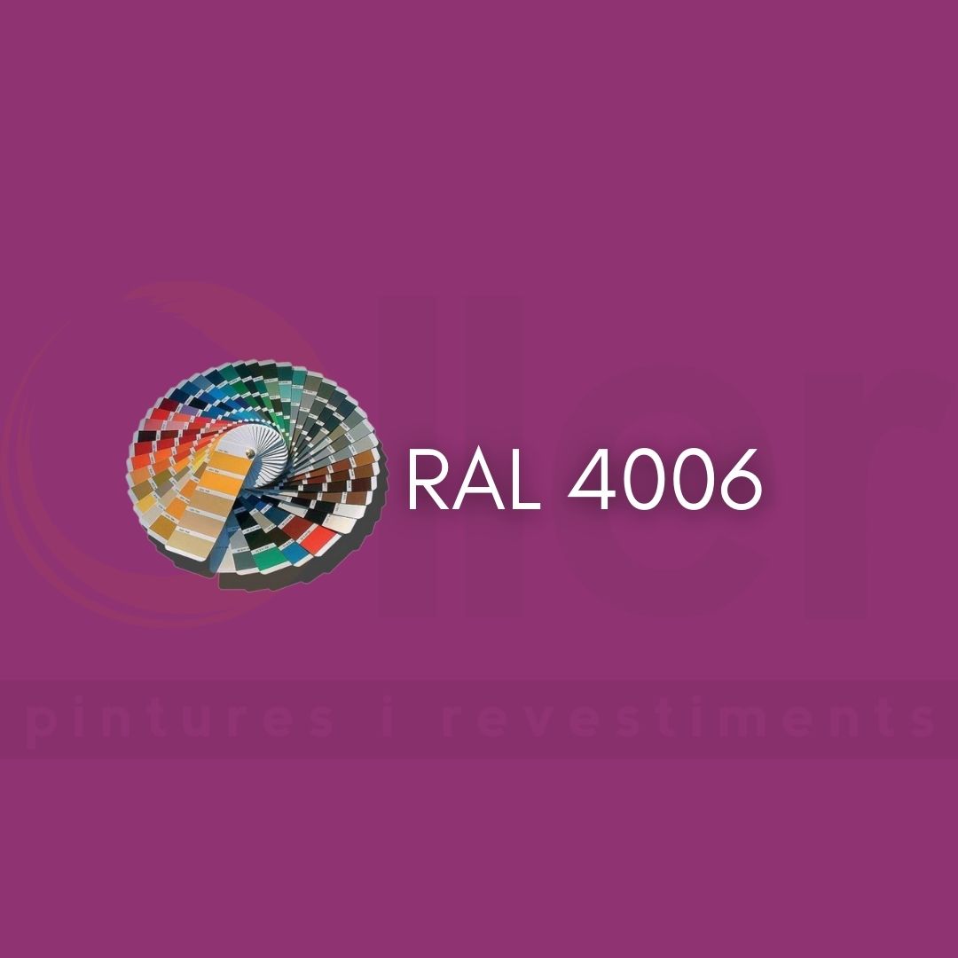 RAL 4006 Sigmadur 550 RAL Púrpura Tráfico A+B 4L | Esmalte poliuretano de 2 componentes - Imagen 3