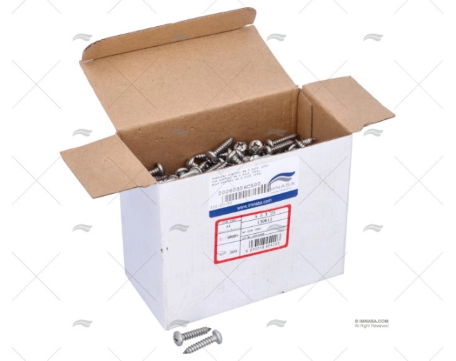 TORNILLO DIN7981 A4 5.5×25 (500)